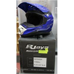 RJAYS MOTORCYCLE HELMET YOUTH - SML IN BLUE