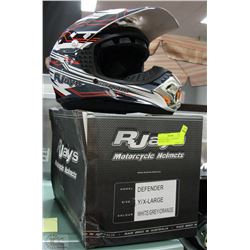 RJAYS MOTORCYCLE HELMET YOUTH X-LARGE