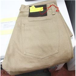 MENS UNBRANDED UB207 29W BEIGE TAPERED FIT