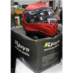 RJAYS MOTORCYCLE HELMET YOUTH - SMALL RED/BLK