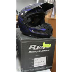 RJAYS MOTORCYCLE HELMET YOUTH - XLRG BLK/BLUE
