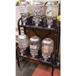 BEAVER 6 HEAD VENDING MACHINE+KEY WITH STOCK