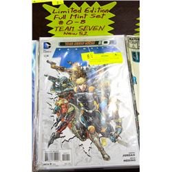 LIMITED EDITION FULL SET TEAM SEVEN COMIC BOOKS