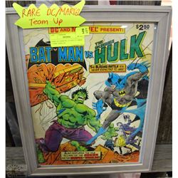 RARE DC/MARVEL TEAM UP LARGE COMIC DISPLAY