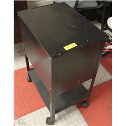 METAL FILING CART