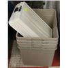 Image 1 : LOF OF 4 TOTES ON WHEELS WITH LIDS