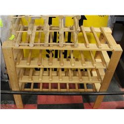 SET OF 2 WOOD WINE RACKS + NEW OPENING PERFORMANCE