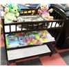 Image 1 : BROWN WOOD CHANGE TABLE W/BABY TOYS,