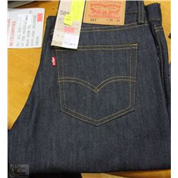 MENS LEVIS 521 29X32 SLIM TAPERED DARK JEANS