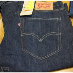 MENS LEVIS 508 32X32 REG TAPERED FIT DARK BLUE