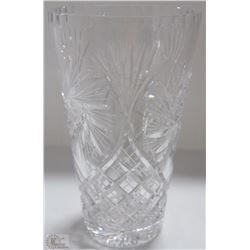 PINWHEEL CRYSTAL VASE