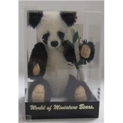 HANDMADE LIMITED EDITION MINIATURE PANDA BEAR