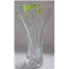 Image 1 : RIBBED CRYSTAL VASE