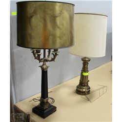 2 ASSORTED  ESTATE TABLE LAMPS