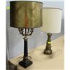 Image 1 : 2 ASSORTED  ESTATE TABLE LAMPS