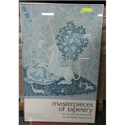 MASTERPIECES OF TAPESTRY FRAMED ART WORK