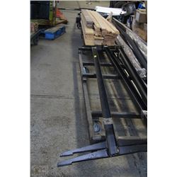 THREE LARGE METAL CARTS W/ CONTENTS