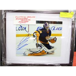 GUARANTEED AUTHENTIC JONATHAN BERNIER