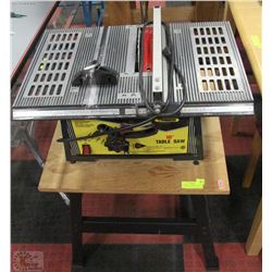 10" TABLE SAW ON BENCH TABLE