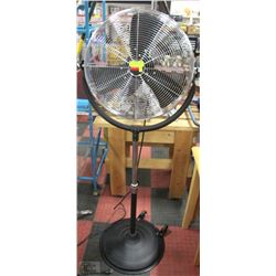 DAYTON COMMERCIAL FAN ON PEDESTAL