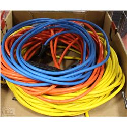 FLAT OF EXTENSION CORDS