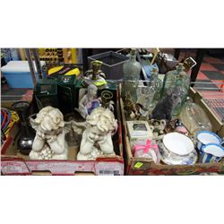 TWO FLATS OF ASSORTED ESTATE MISC