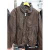 Image 1 : BROWN R&R LEATHER JACKET W/REMOVEABLE