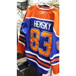 REEBOK OILERS JERSEY "HEMSKY" SIZE 48
