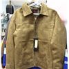Image 1 : NEW EMPORIO FAUX LEATHER MENS TAN COLORED JACKET