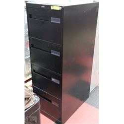 4 DRAWER GLOBAL SINGLE WIDE FILING CABINET  LEGAL