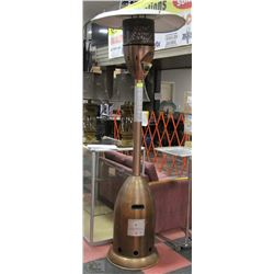 BRUSHED COPPER PATIO PROPANE HEATER