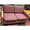Image 1 : OFFICE 2 SEATER LOUNGE CHAIR ROSE COLOR