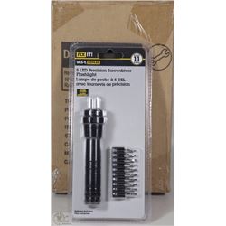 CASE OF 6PCS 5LED PRECISION SCREWDRIVER FLASHLIGHT