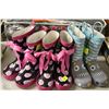 Image 1 : THREE PAIRS OF SZ 9/10 CHILDREN RUBBER BOOTS