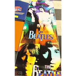 BEATLES WALL PLAQUE 12"X34"