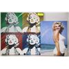 Image 1 : PAIR OF MARILYN MONROE STRETCHED CANVAS ARTWORK