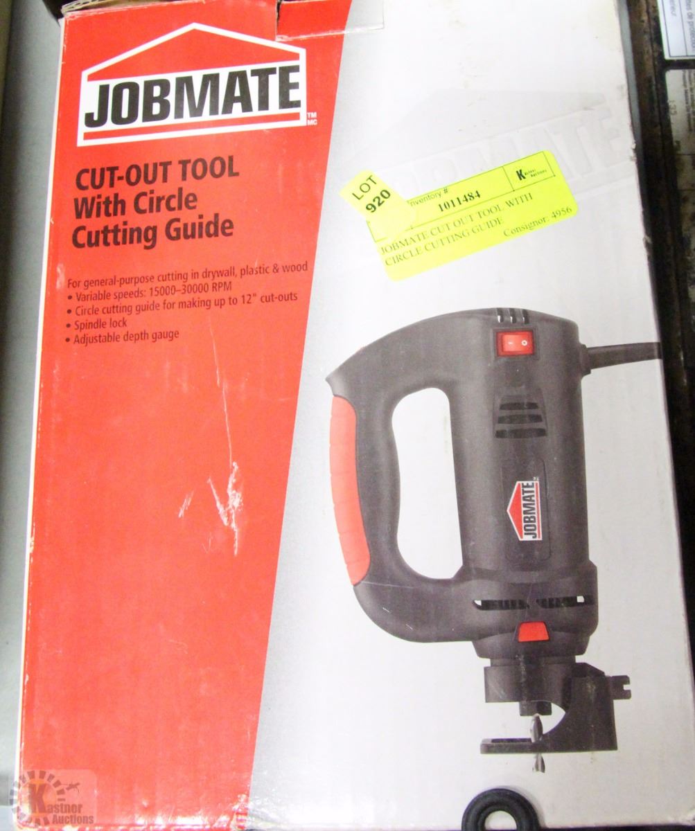JOBMATE CUT OUT TOOL WITH CIRCLE CUTTING GUIDE