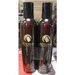 2 BOTTLES OF ALTERNA AGE FREE PROTECTANT MOUSSE