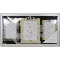 SHEFFIELD HOME WEDDING PICTURE FRAME SET NEW IN