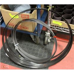 11 BANDSAW BLADES INCLUDING STAINLESS STEEL