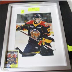 FRAMED CONNER MCDAVID "ERIE OTTORS" PICTURE AND