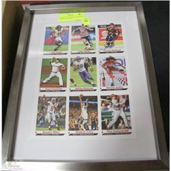 FRAMED CONNOR MCDAVID ROOKIE CARD UNCUT SHEET