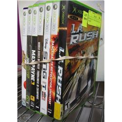 BUNDLE OF 7 XBOX AND XBOX 360 GAMES