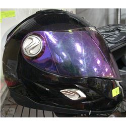 MOTORCYCLE HELMET SIZE MEDIUM WITH FLIP UP VISOR