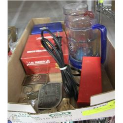 BOX W/NHL FREEZER MUGS, NEW BOX OF