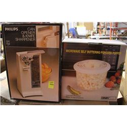 1980 PHILLIPS ELECTRIC CAN OPENER W/ CORN  POPPER