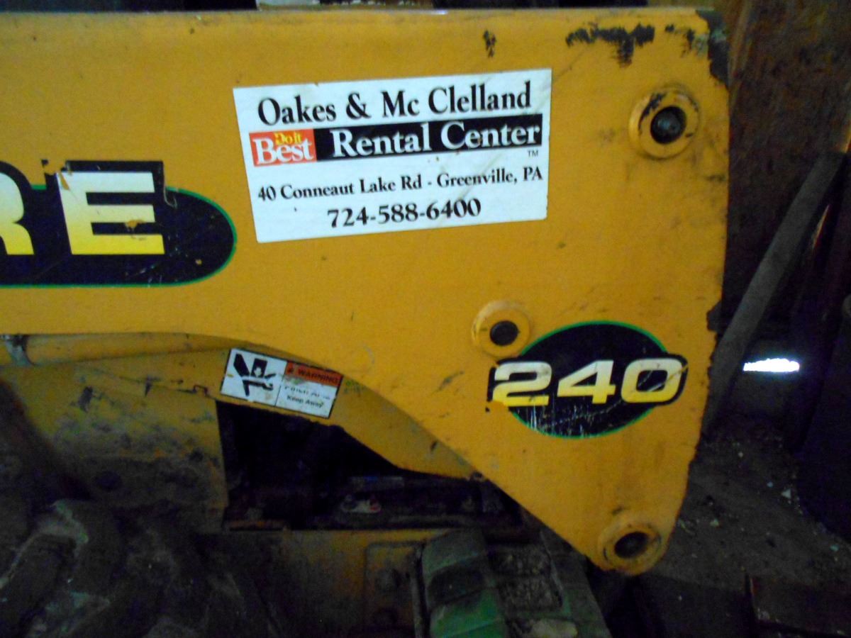 John Deere 240 Skid Steer (No Motor)