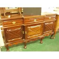 Fruitwood Victorian style breakfronted sid…