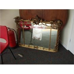 Carved Georgian mirror, some damage…