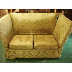 Georgian style two seater sofa with fold d…